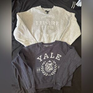 Forever 21 Crewneck Bundle | Size Small | Graphic Sweatshirts